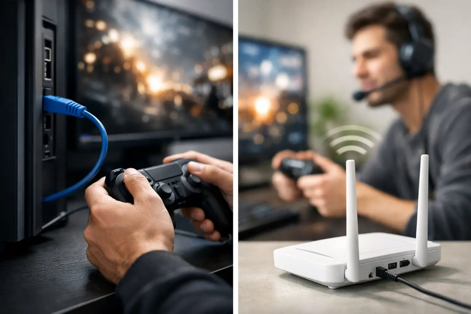 Bedraad gamen versus wifi: wat wint echt?