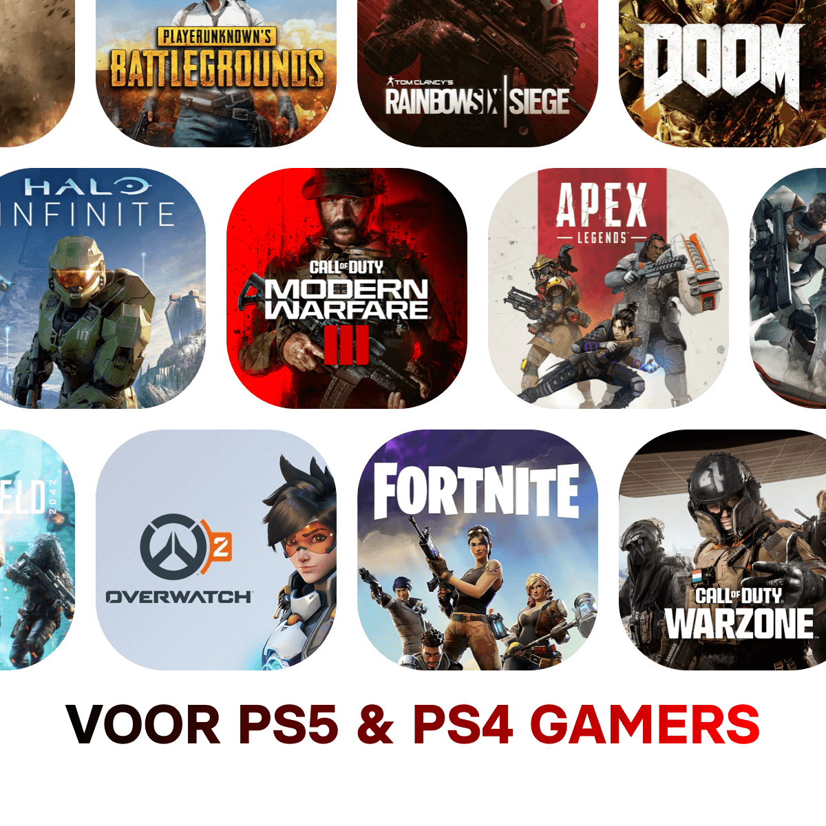 ProFPS Duo Pack Precision Rings + Thumbsticks Mixed (Black edition)