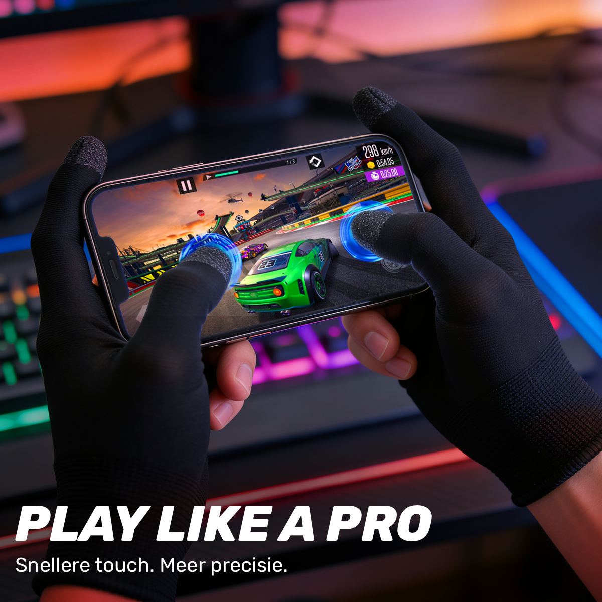 2-Finger Gaming Gloves