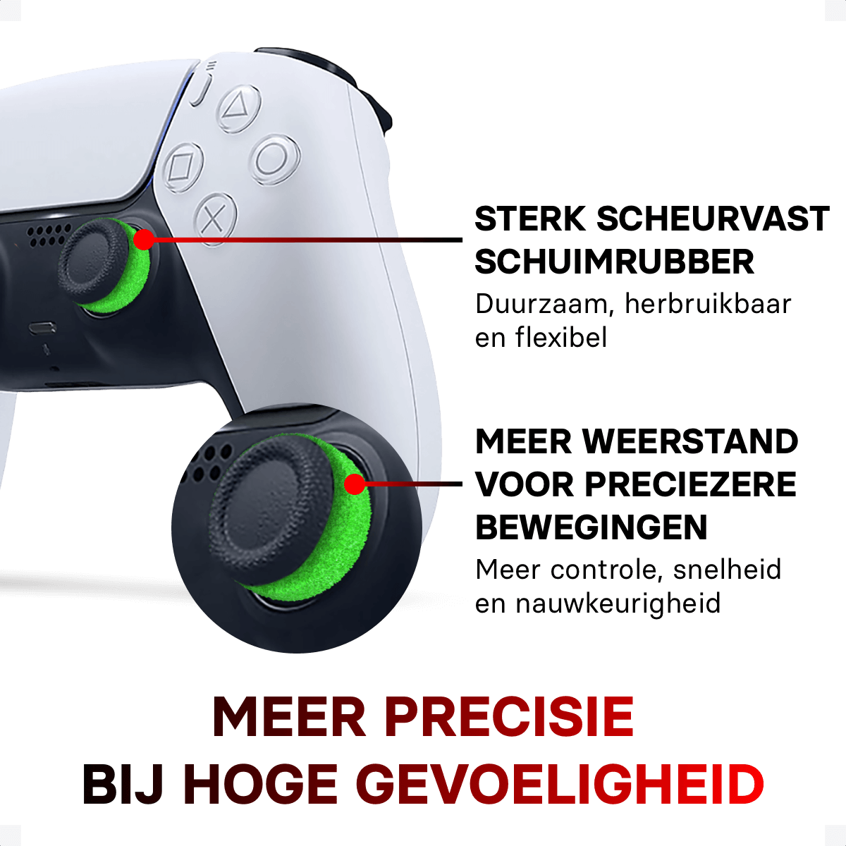 ProFPS Mega Pack Controller Grips + Precision Rings + Thumbsticks Mixed