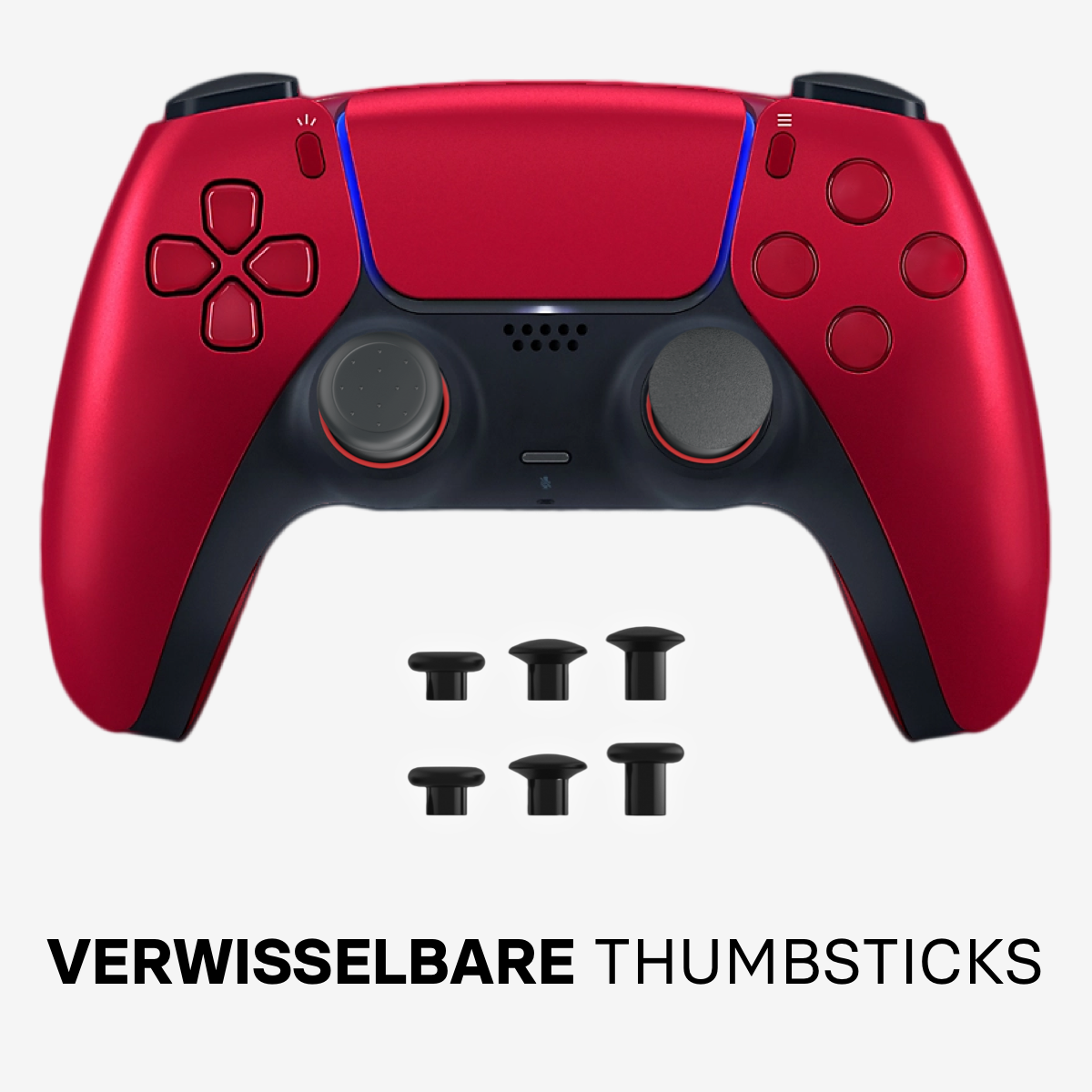 CS eSports Controller PS5 - Ruby Rage