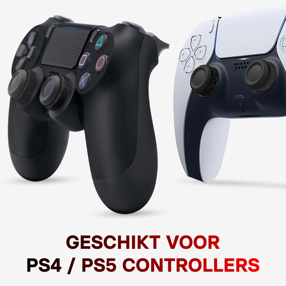 ProFPS Duo Pack Precision Rings + Thumbsticks Mixed (Black edition)