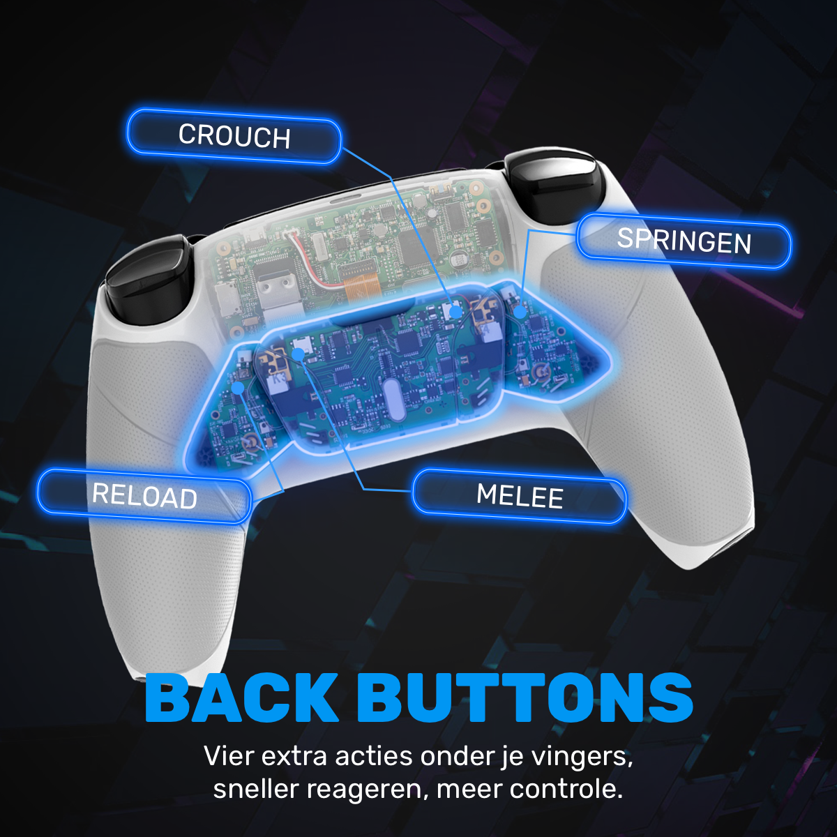 CS eSports Controller PS5 - Wit