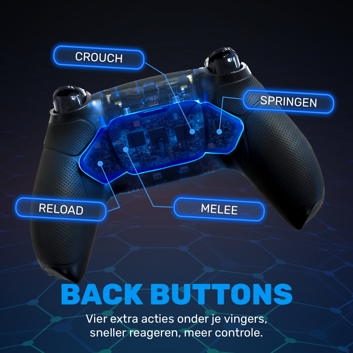 CS eSports Controller PS5 - Zwart