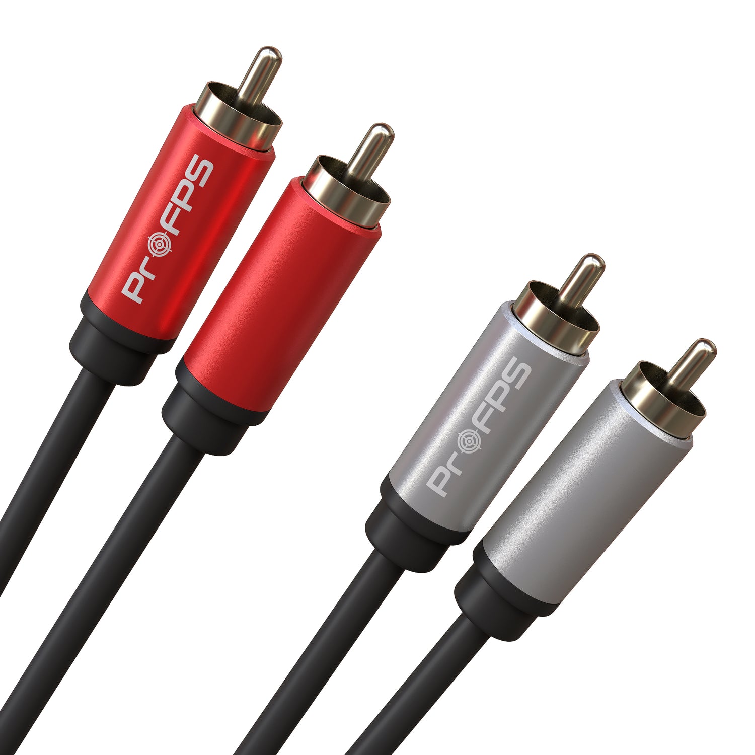 2RCA naar 2RCA Audiokabel