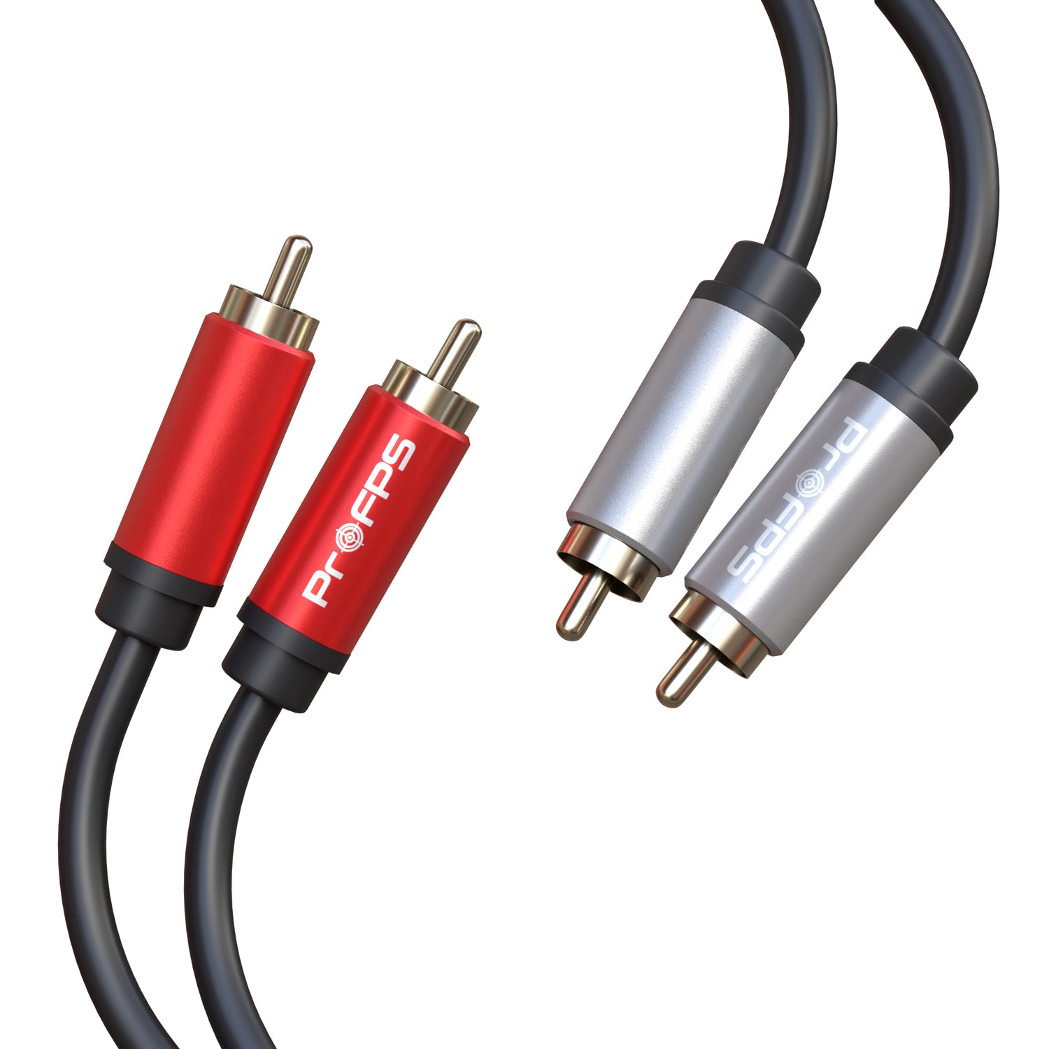 2RCA naar 2RCA Audiokabel