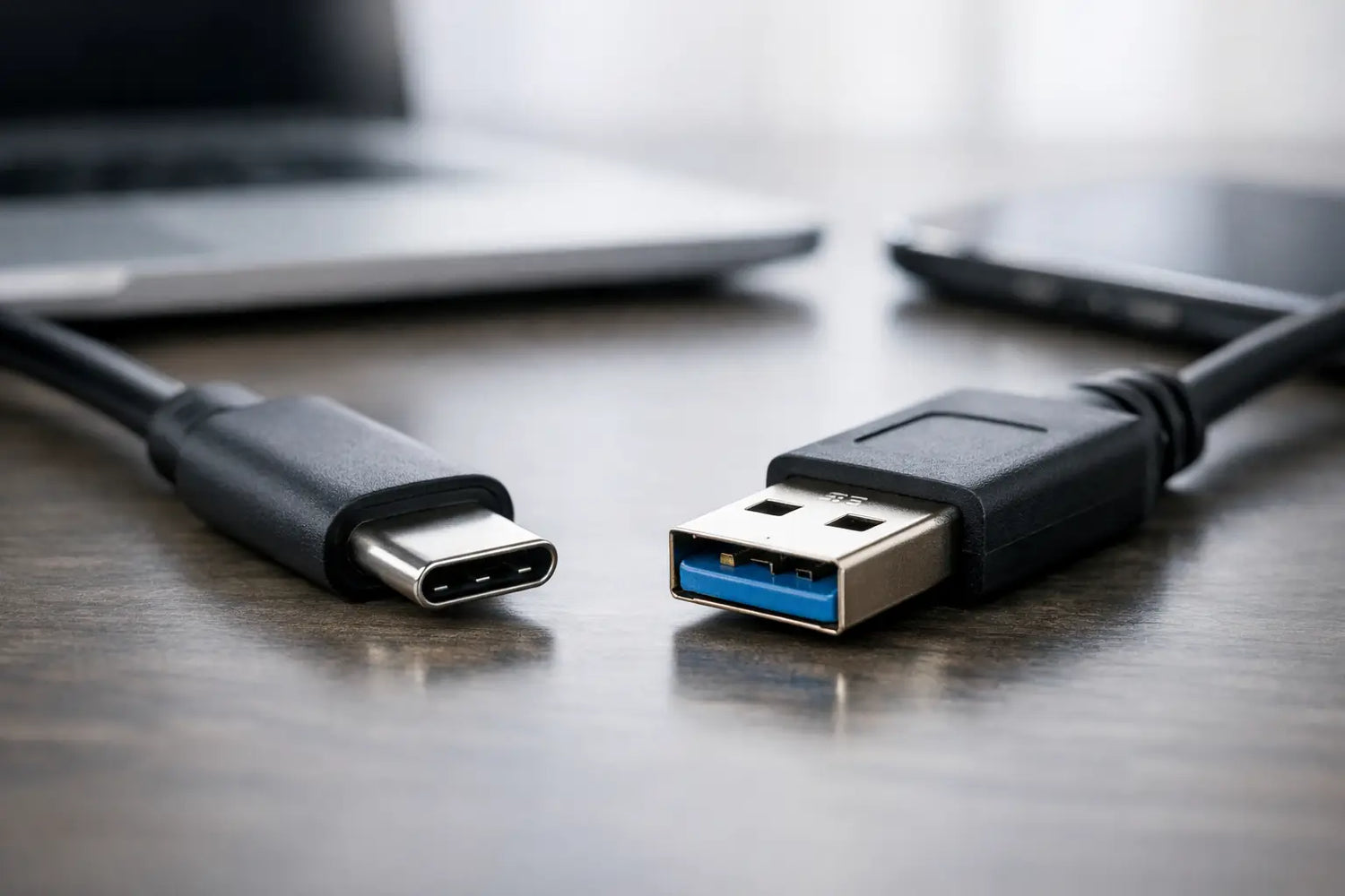 USB-C versus USB-A: wat is slimmer?