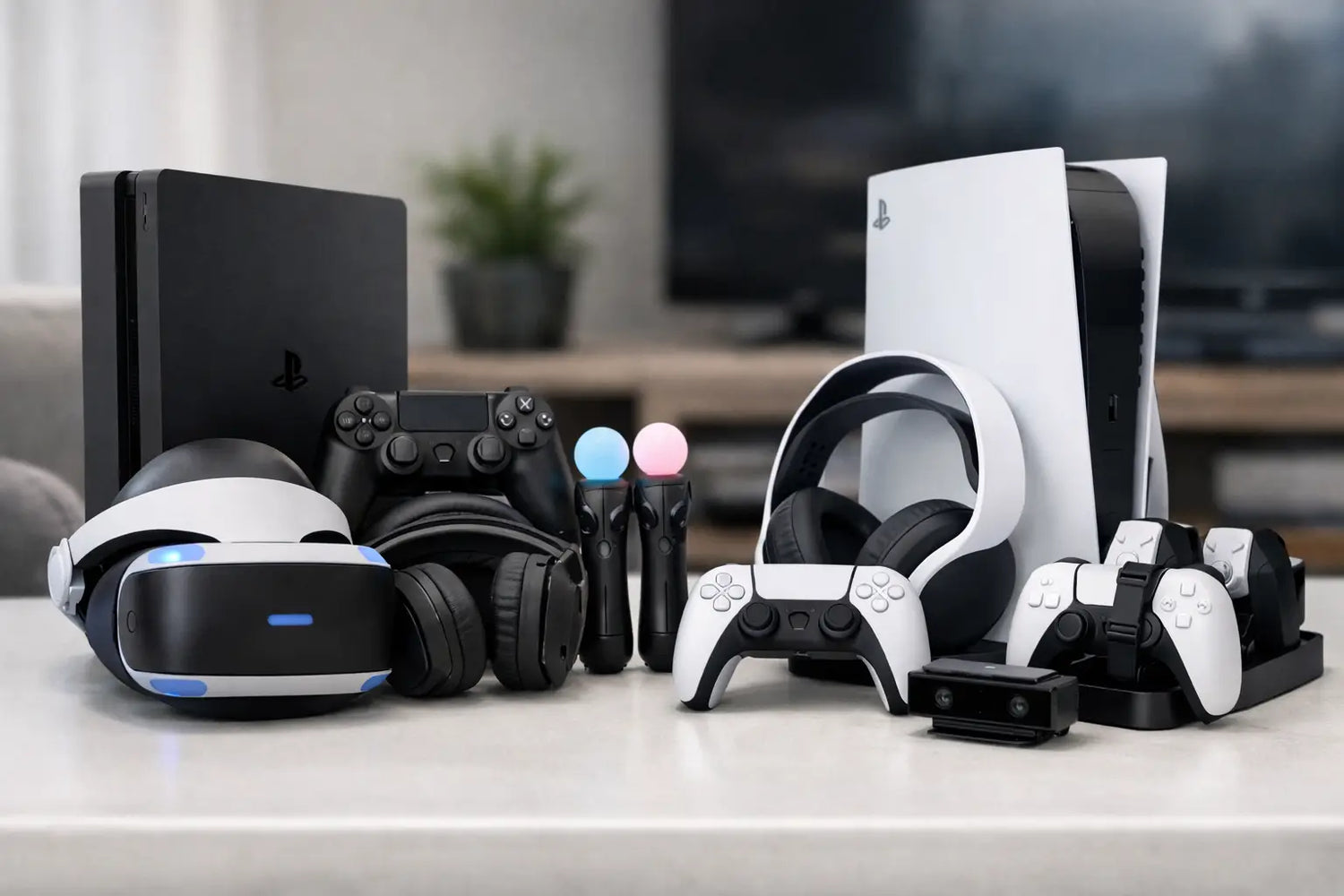 PS4 versus PS5 accessoires uitgelegd