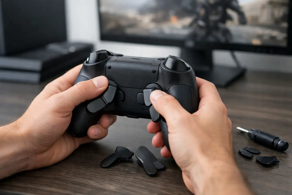 Handleiding controller back buttons instellen