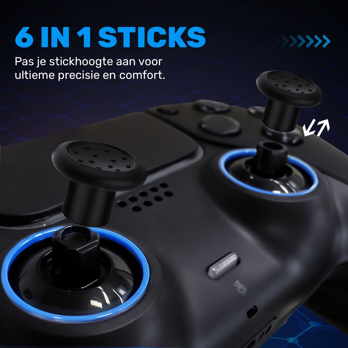 CS eSports Controller PS5 - Hall effect TMR Ginfull 120 - Zwart