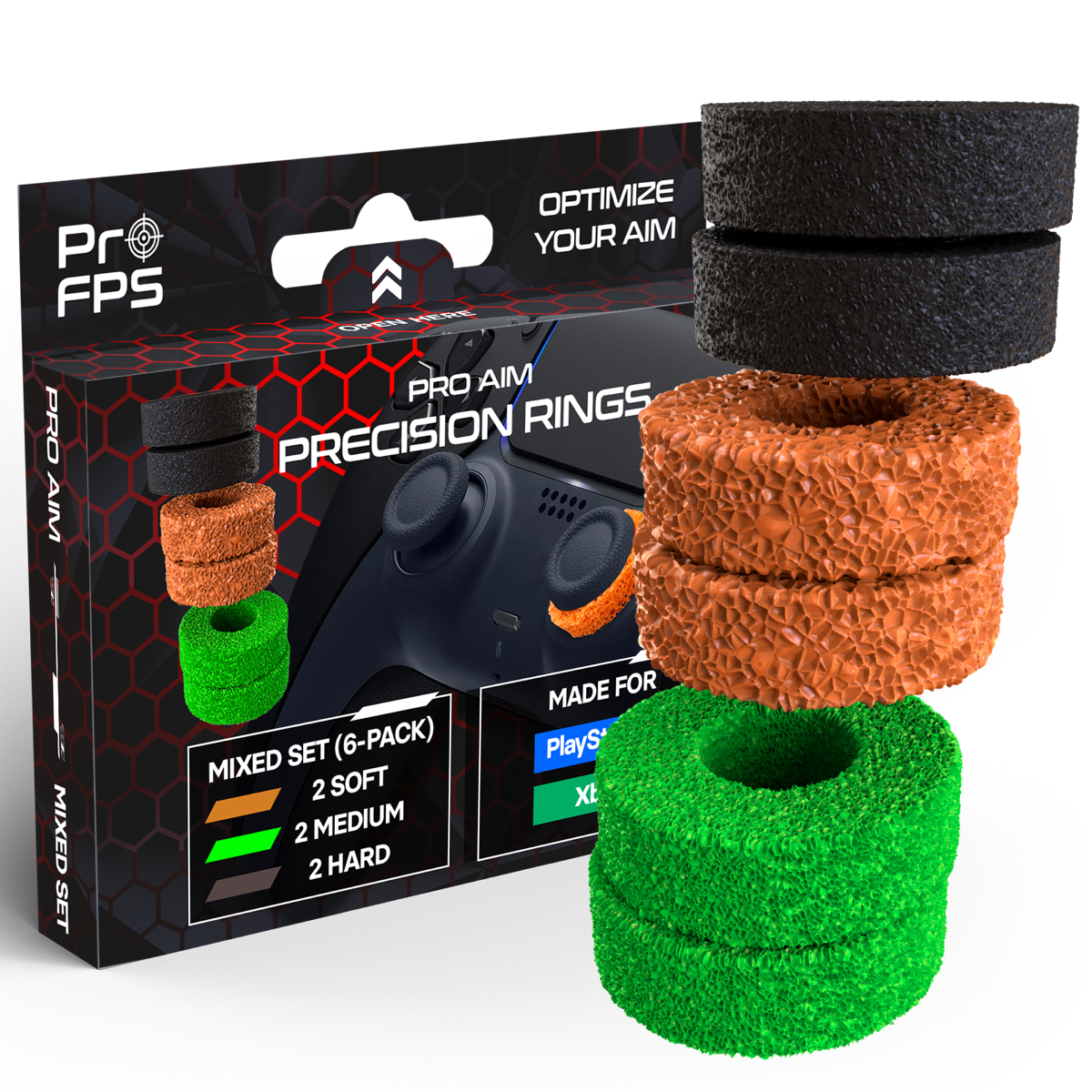 ProFPS Precision Rings voor PS5/PS4/Xbox