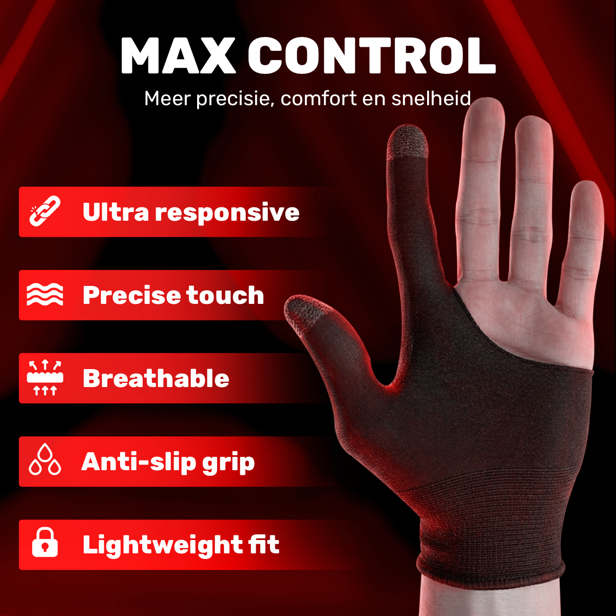 2-Finger Gaming Gloves